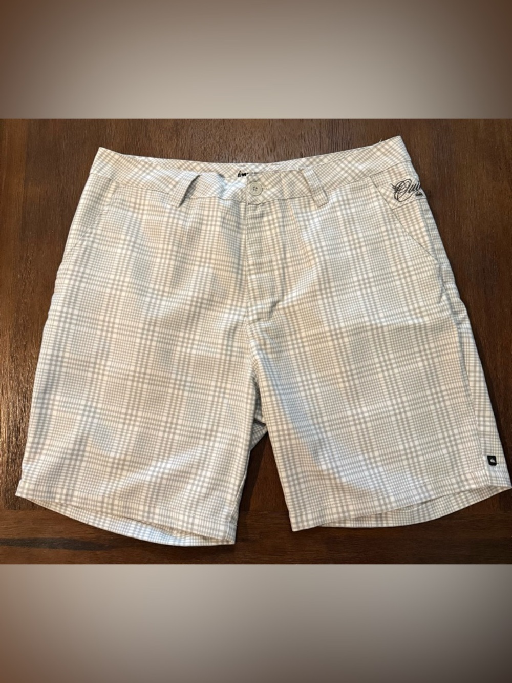 Quiksilver Men’s Plaid Performance Shorts 34
